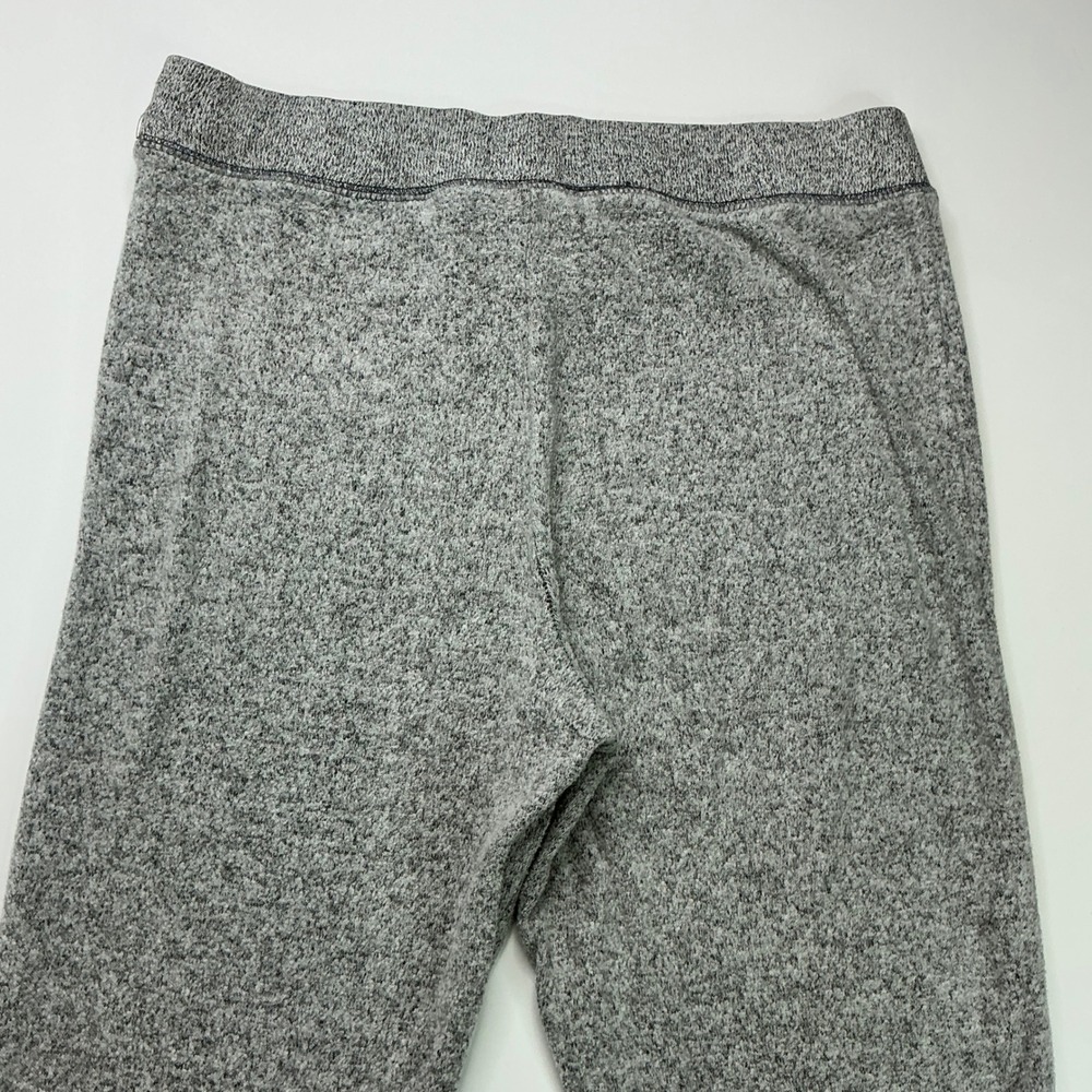 SO Gray Jogger Sweatpants Women Large Heathered Soft Knit Lounge Pants - Picture 12 of 15